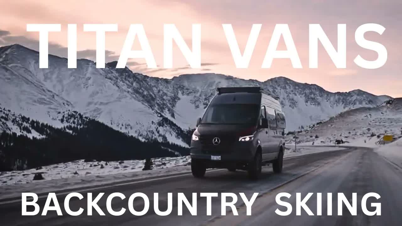 Titan Vans camper van in the Colorado mountains — Freedom by Design