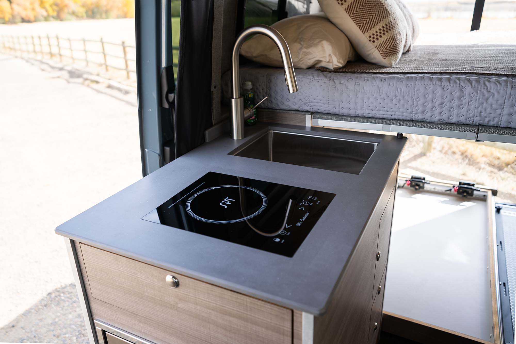 camper van table