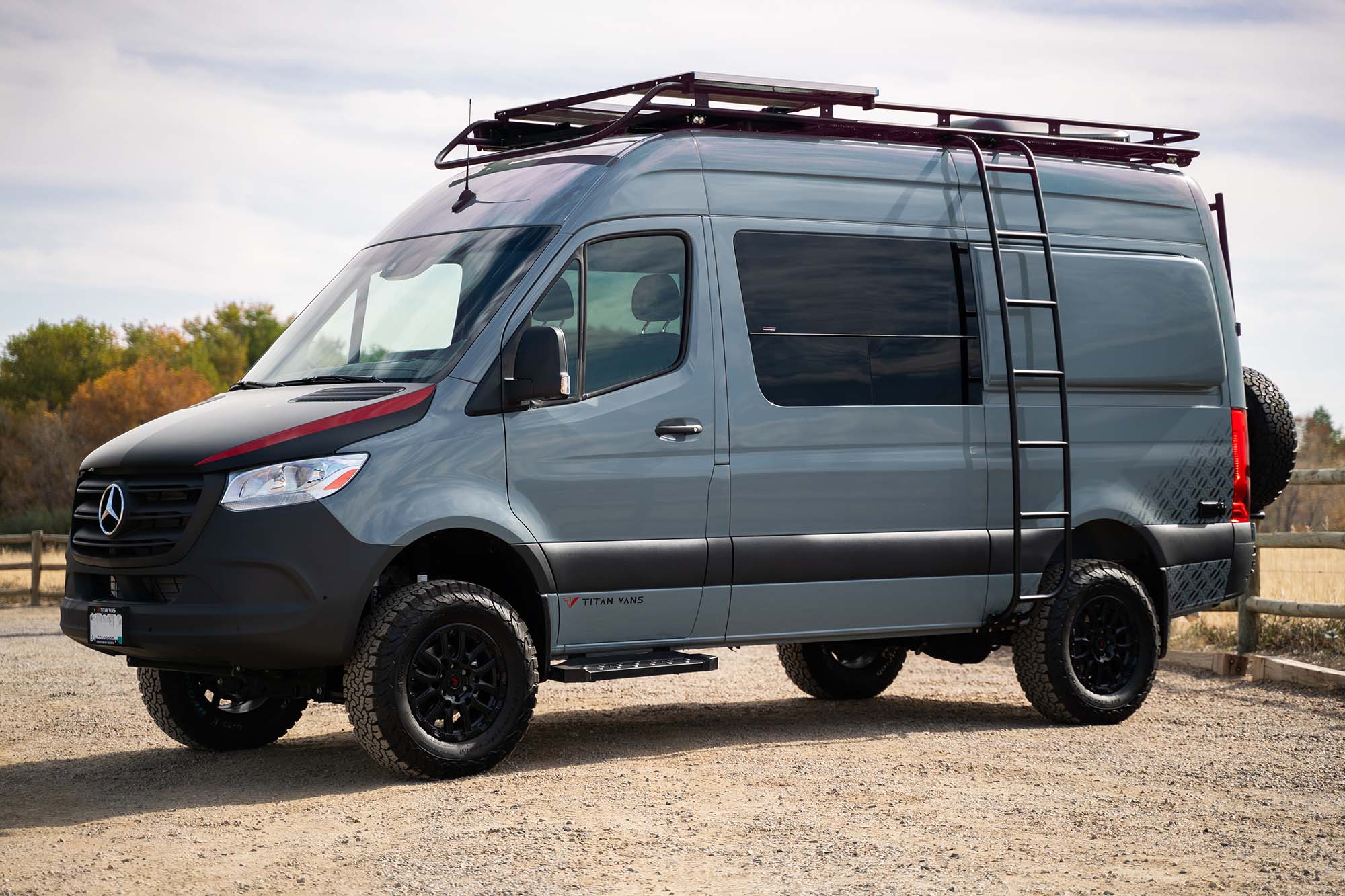 camper van roof with upgrades