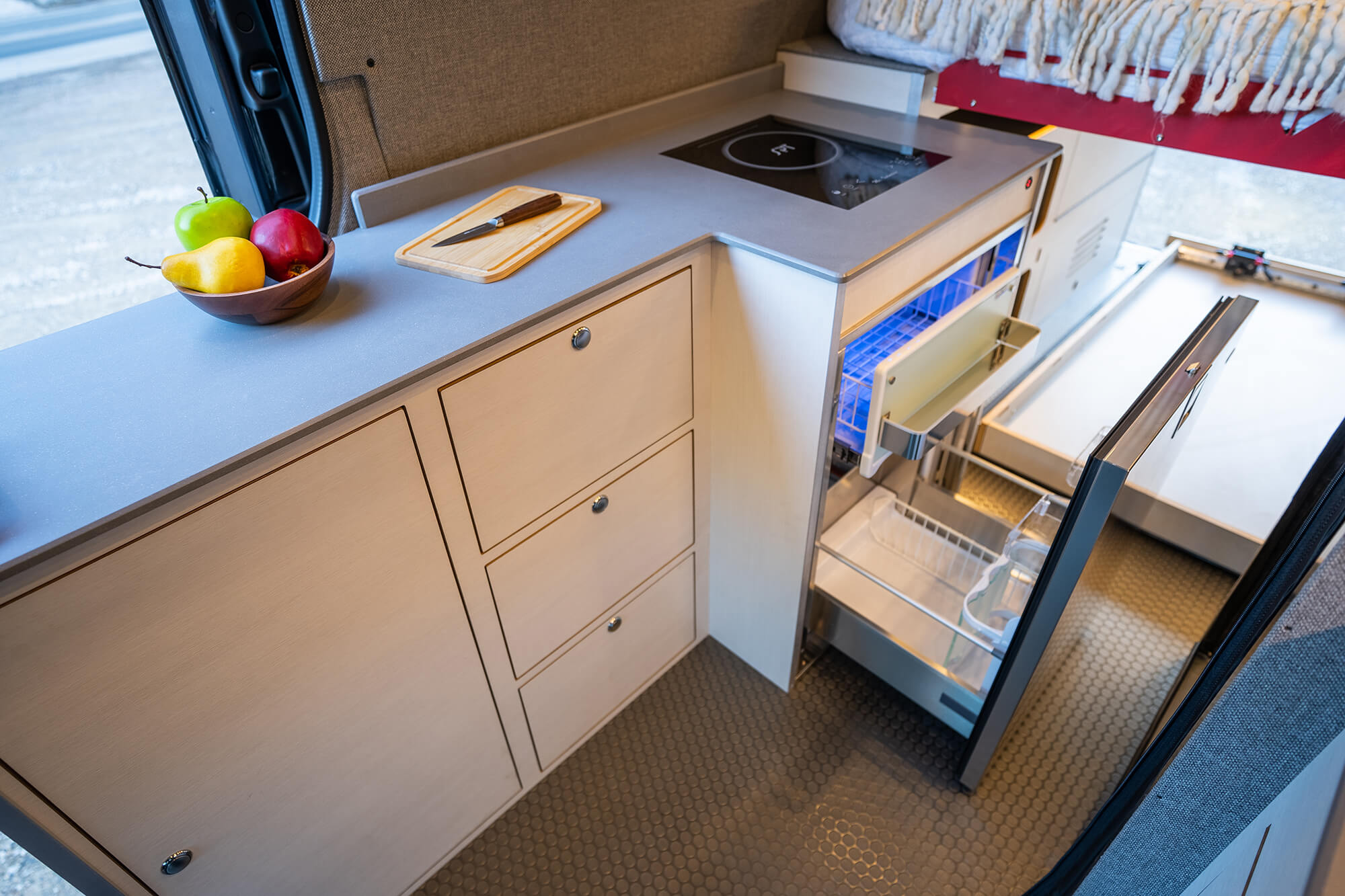 camper van galley