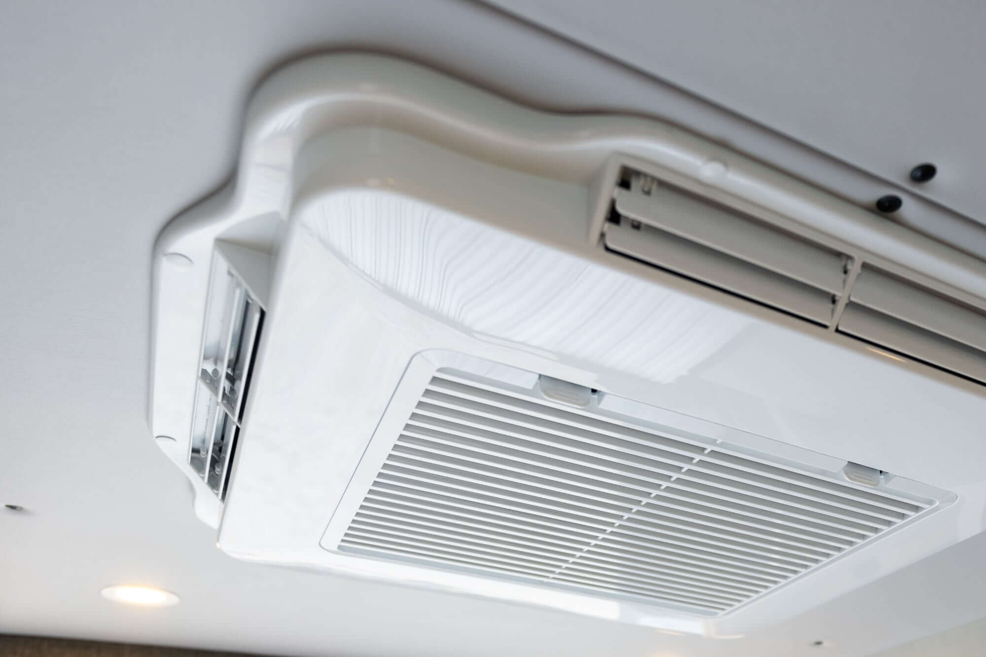 camper van living battery storage