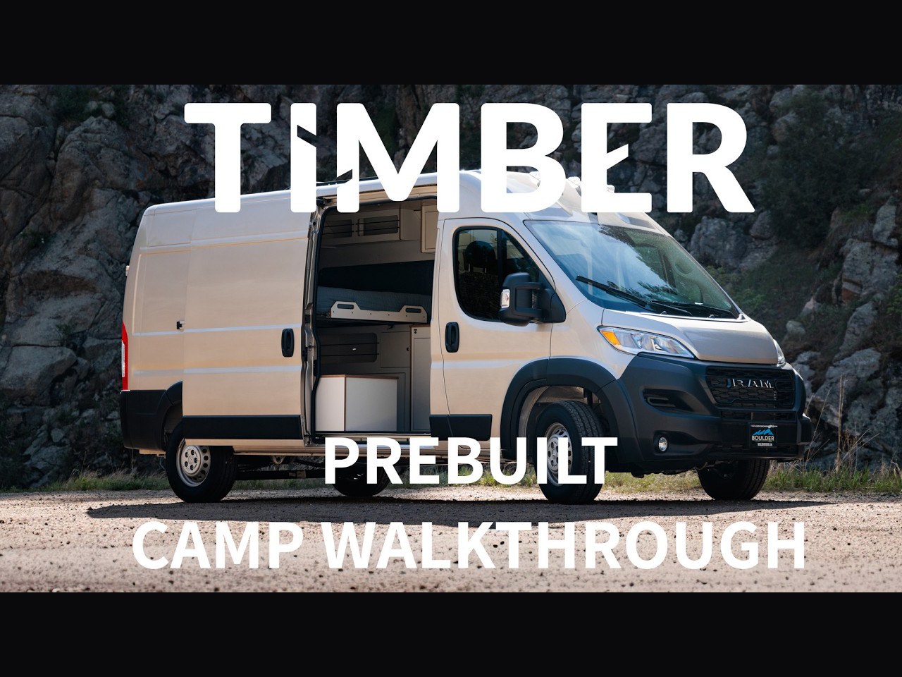 Walkthrough video — a full tour of this prebuilt Camp ProMaster 159 with Timber Van Kits founder Matt North