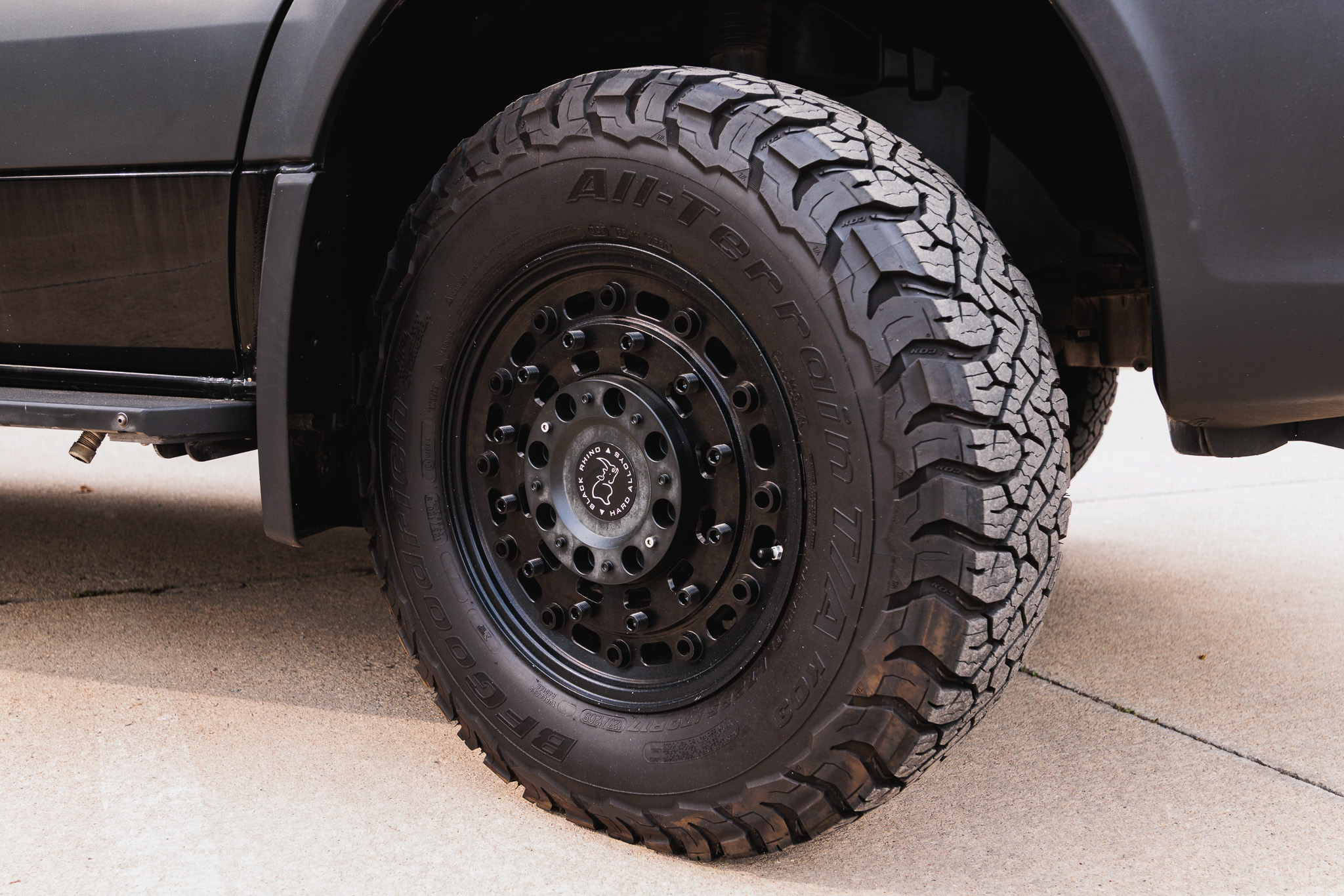Black Rhino wheel with KO3 tire