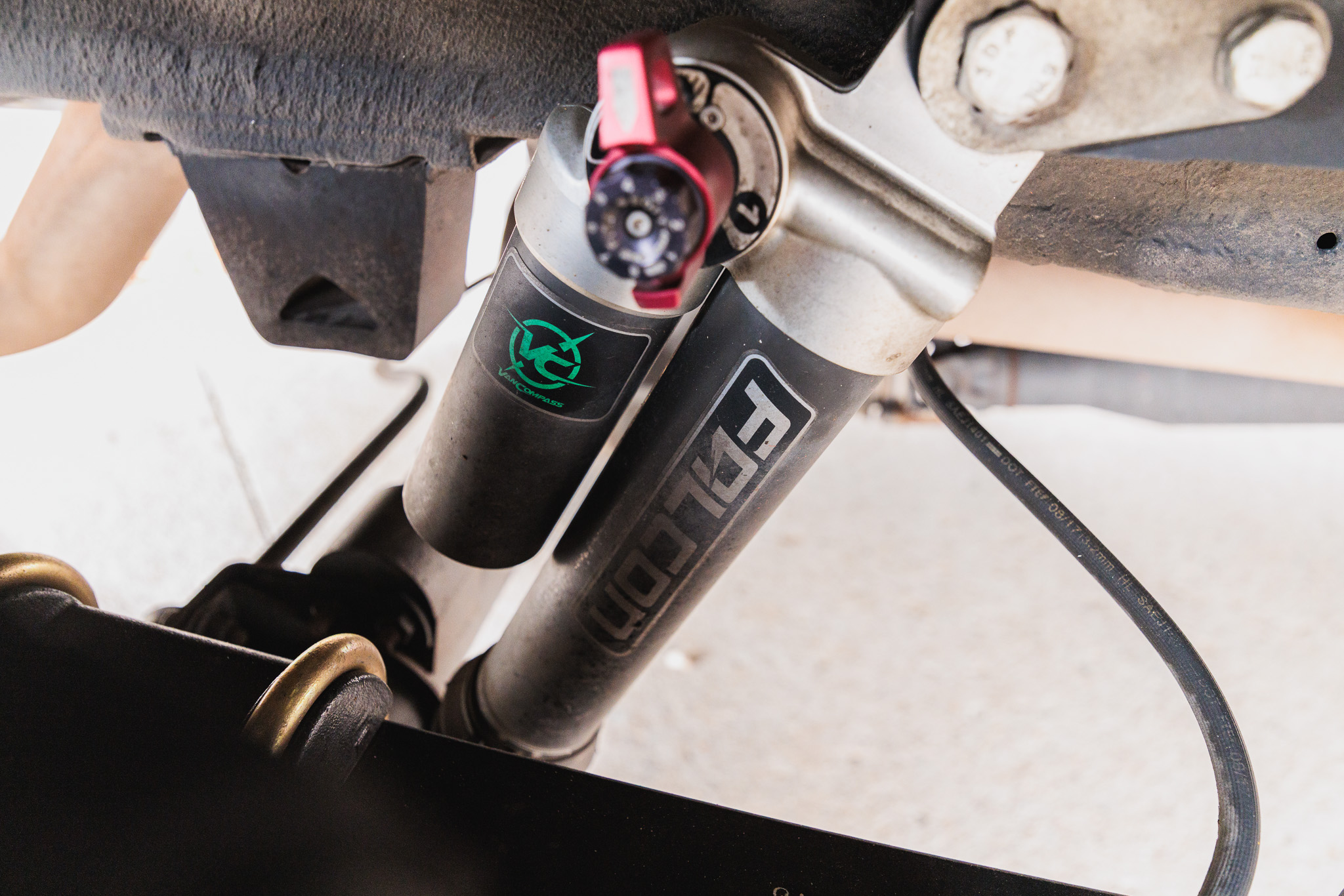 Upgraded rear suspension