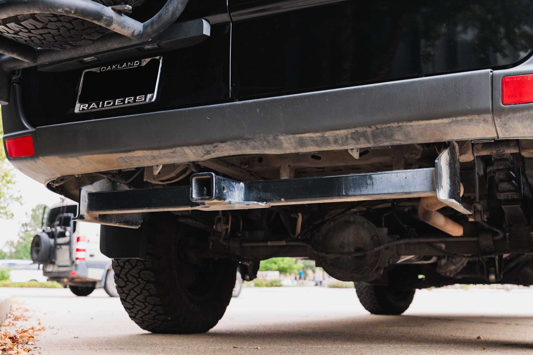 Hitch and rear bumper