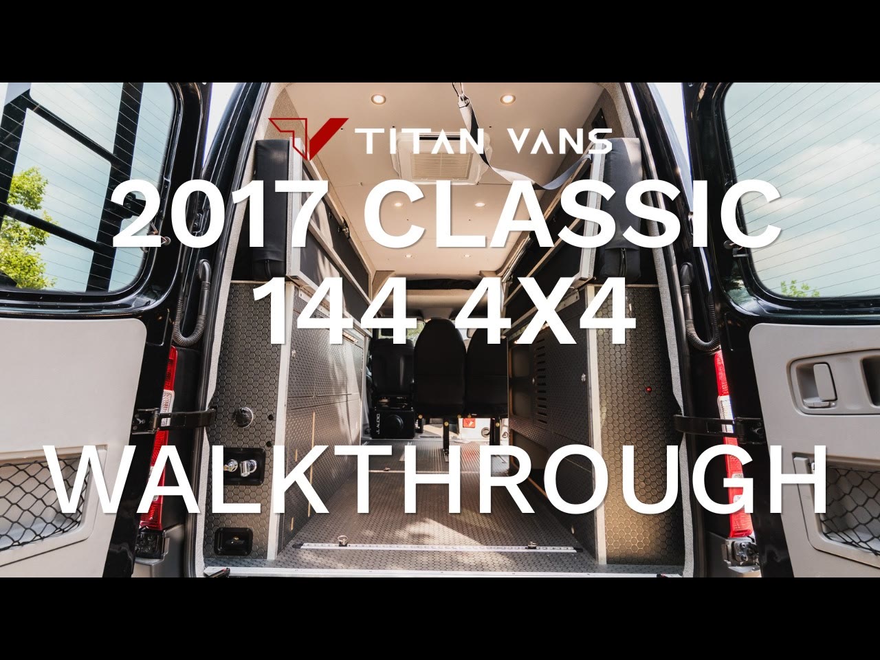 Walkthrough video — a full tour of this 2017 Sprinter 144 4x4