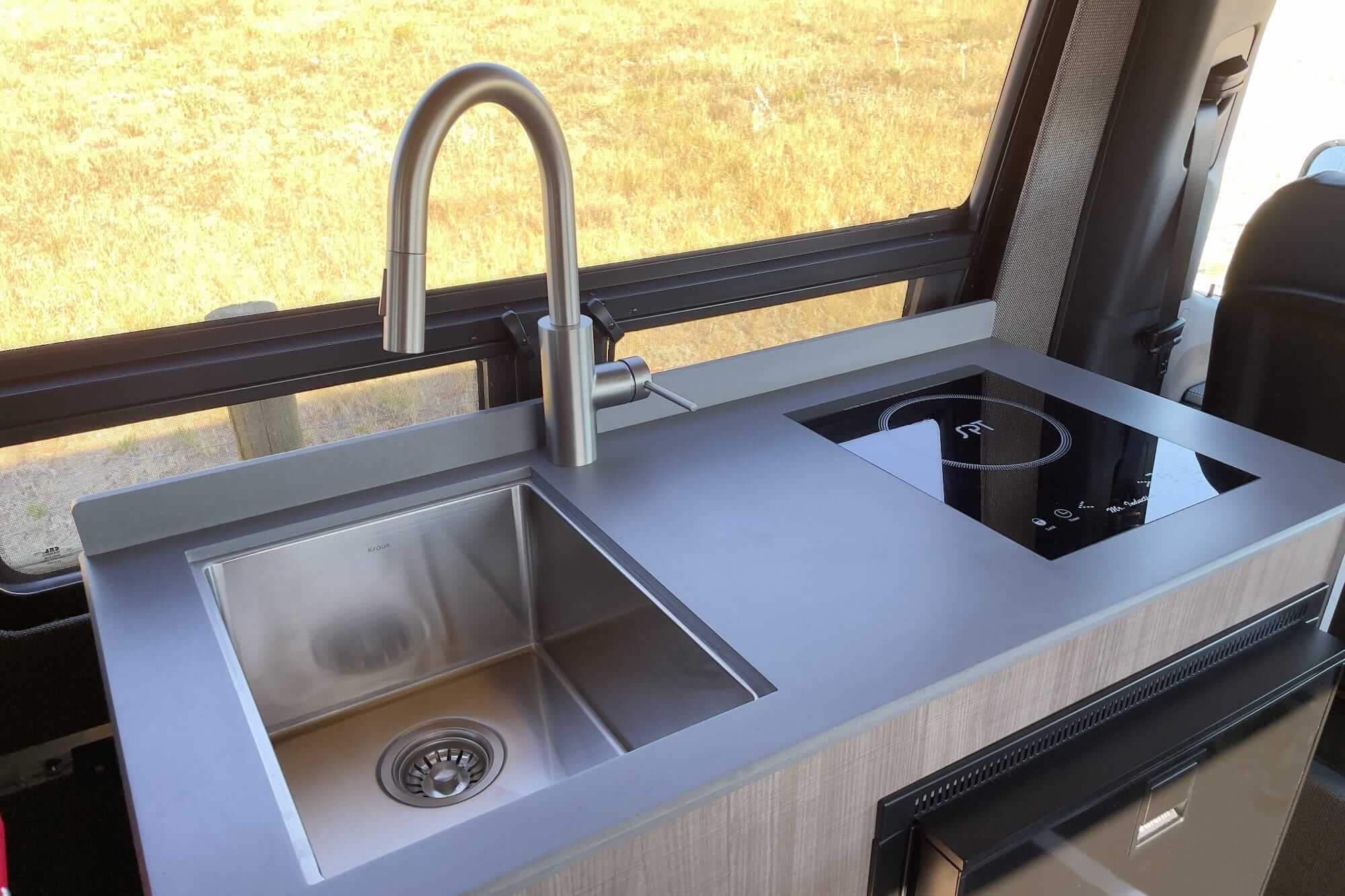 camper van galley