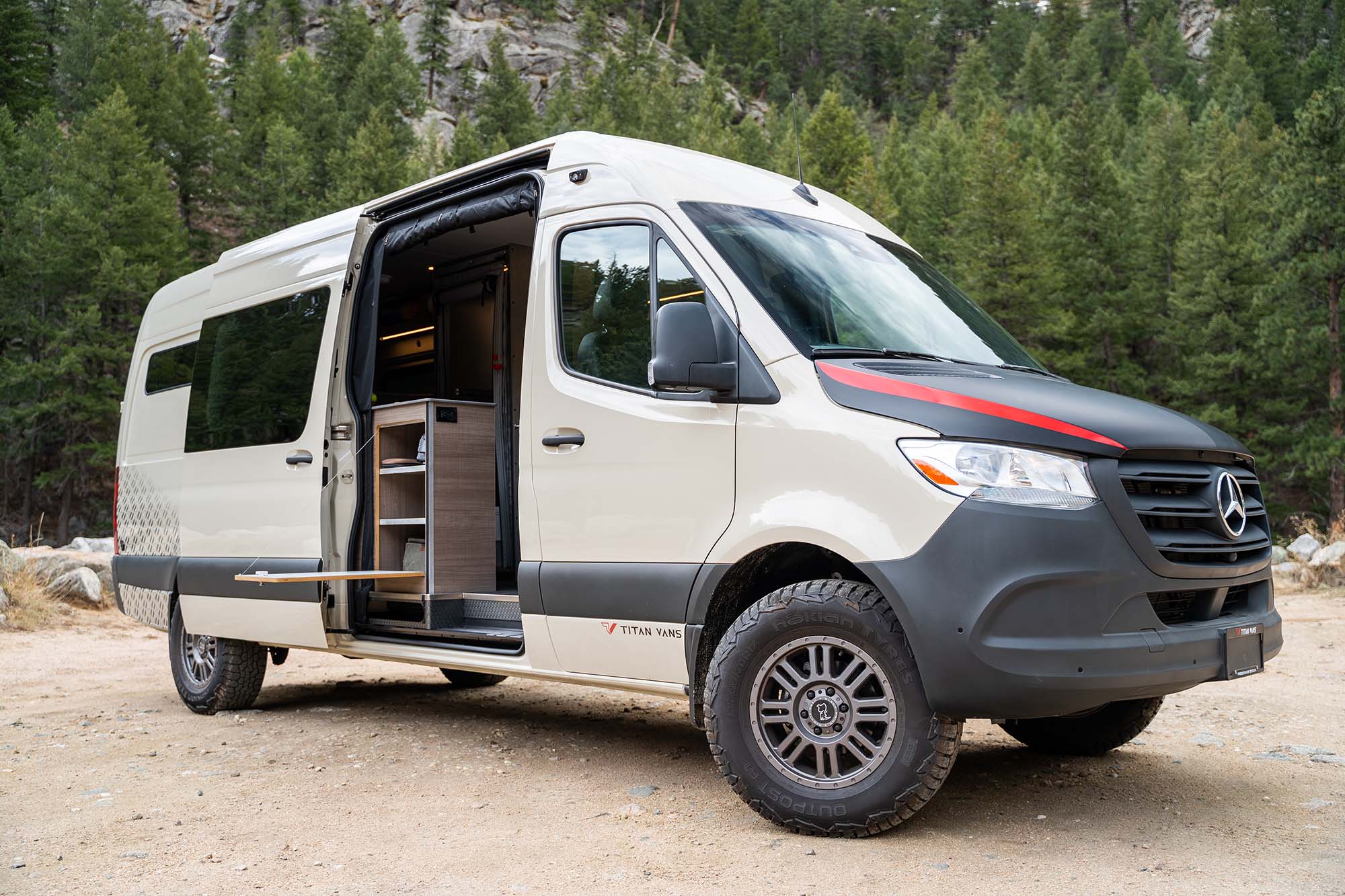 camper van front passenger