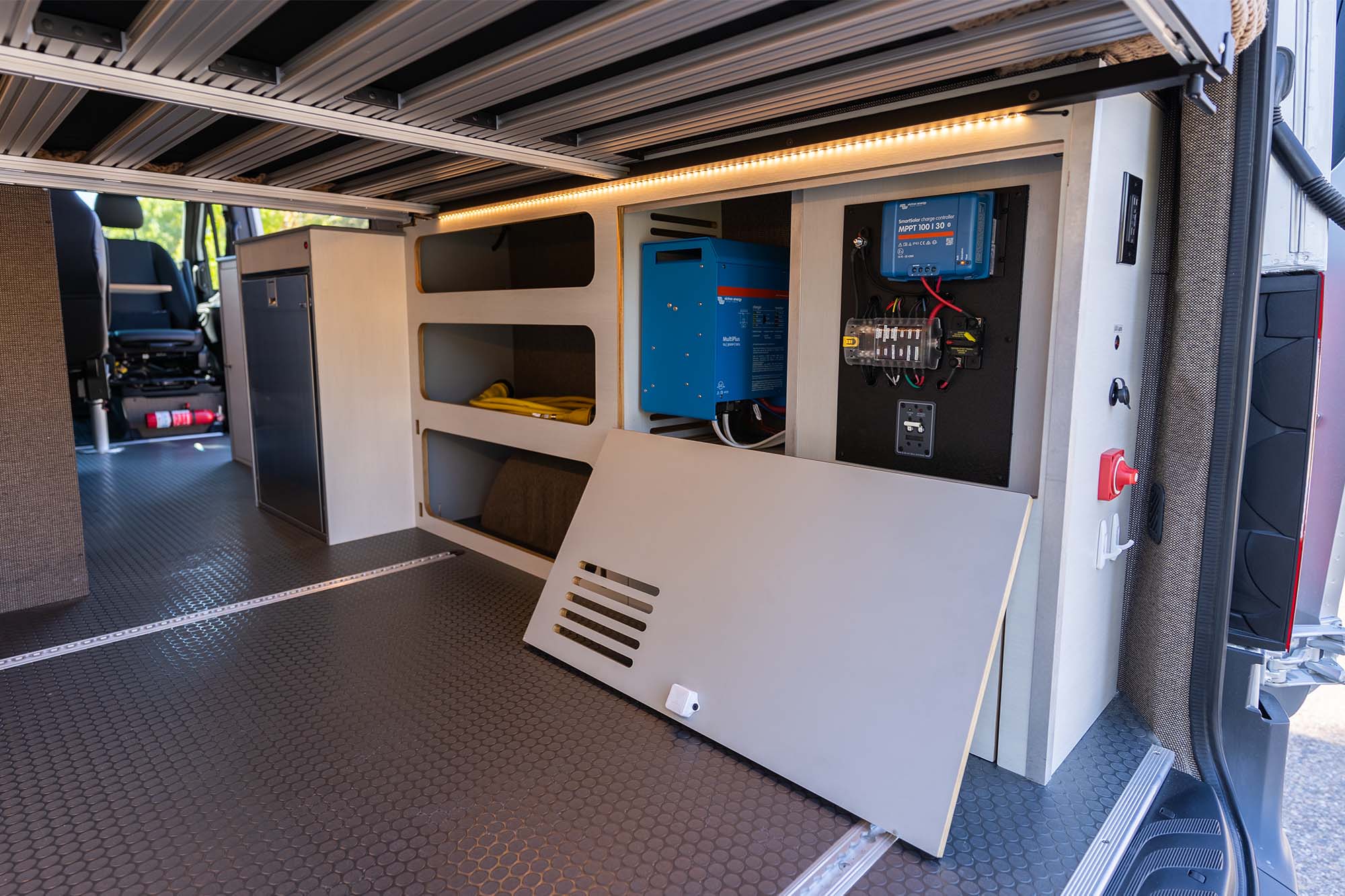 Camper van EX3 electrical system