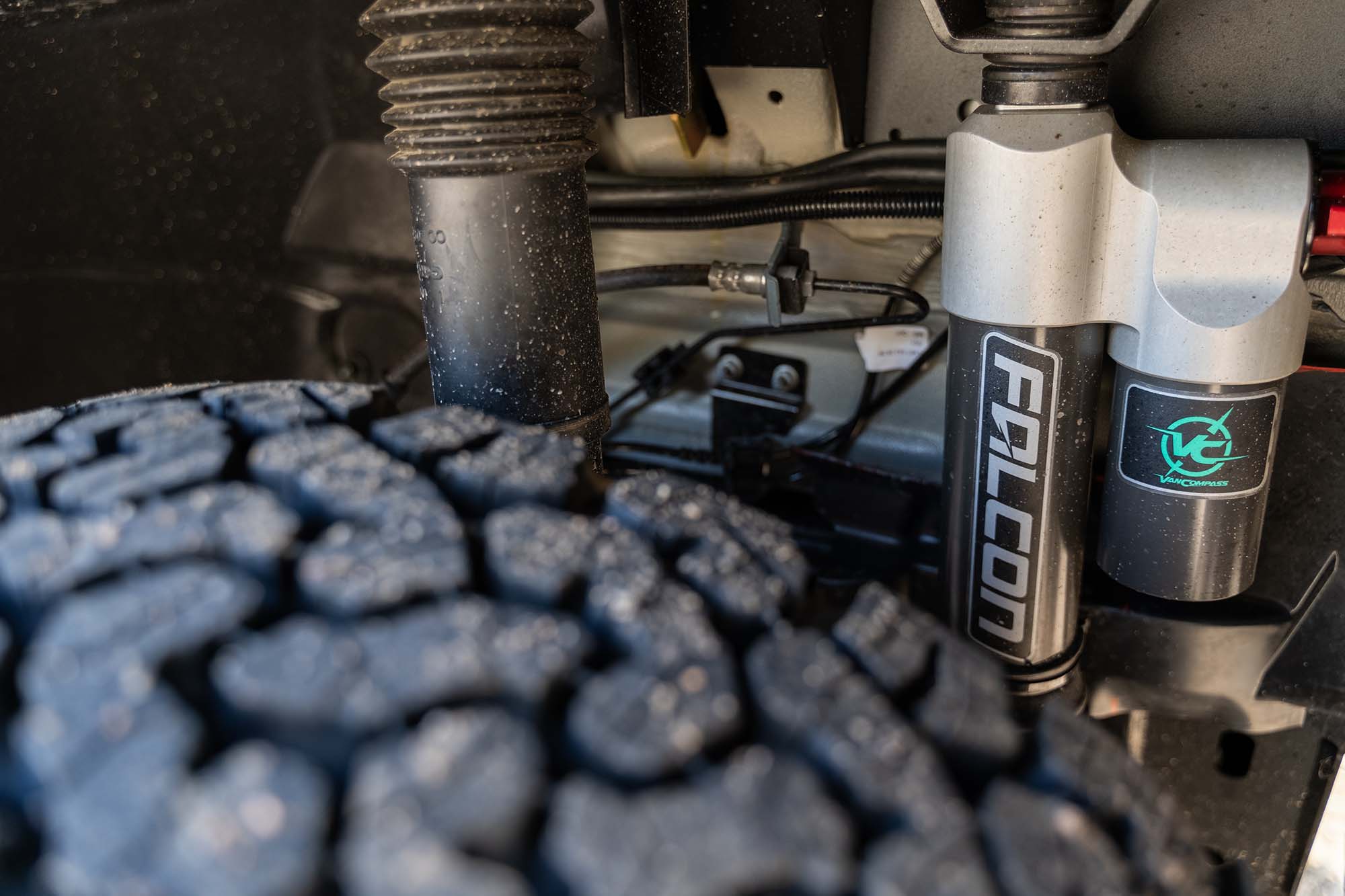 camper van pull out shower