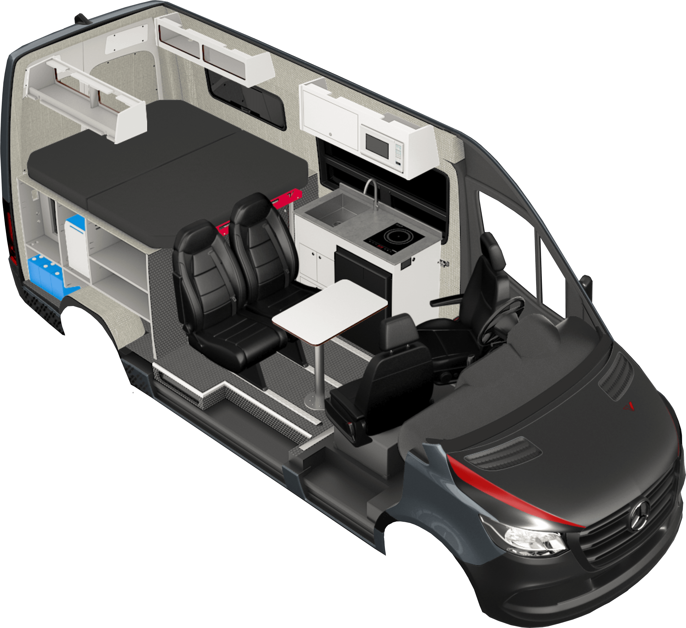 Classic 144 upgraded interior render