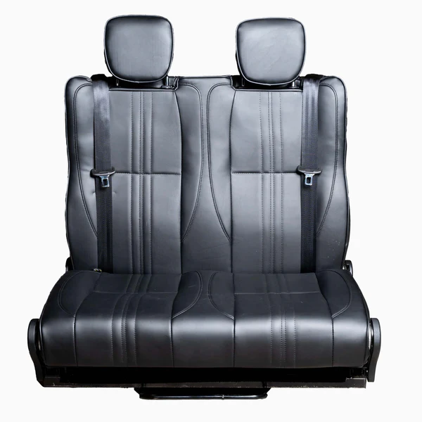 Two-person sofa sleeper bench seat in black