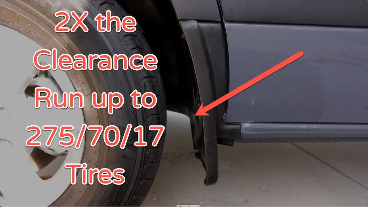 Mondo Mud Guards Big Fender Kit install on Sprinter — big tire clearance upgrade