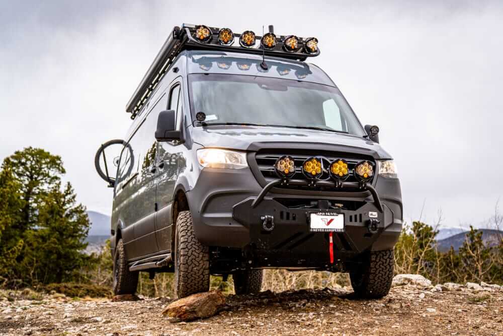 Mercedes Sprinter camper van with upgrades