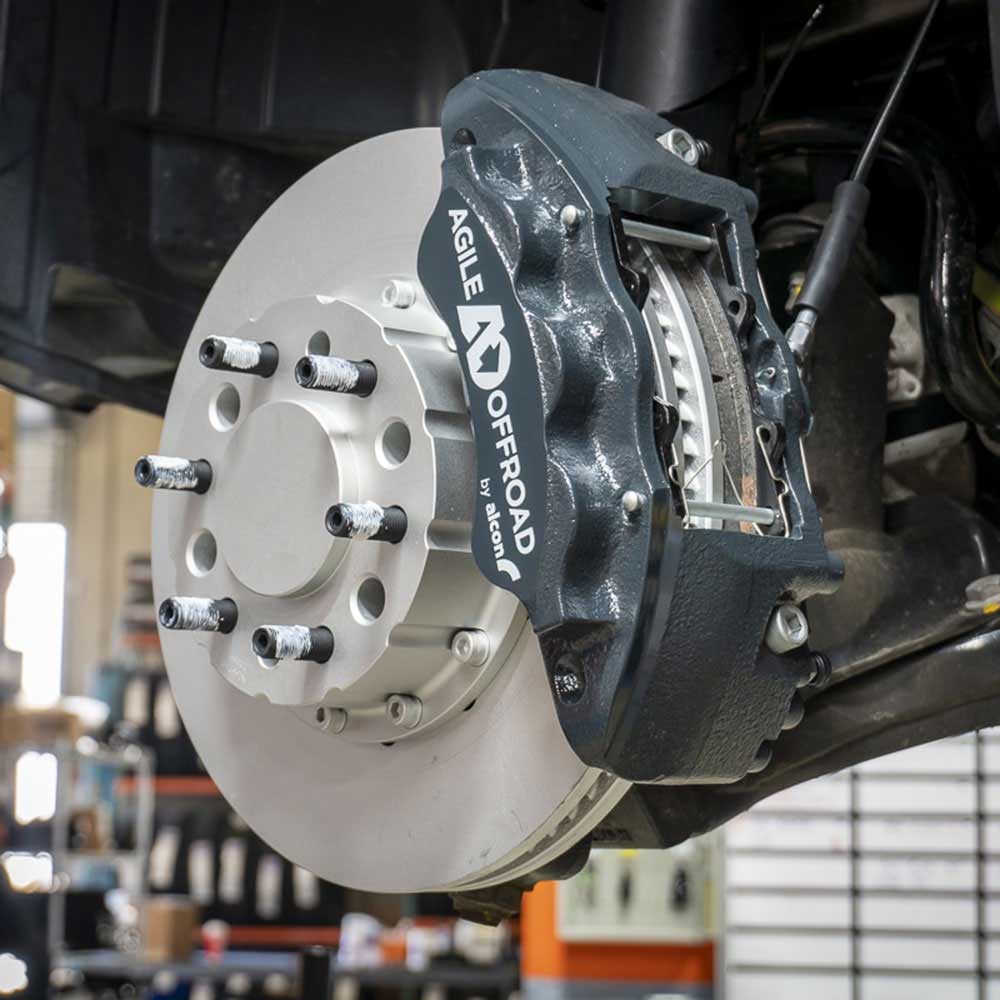 breaks attached to camper van suspension
