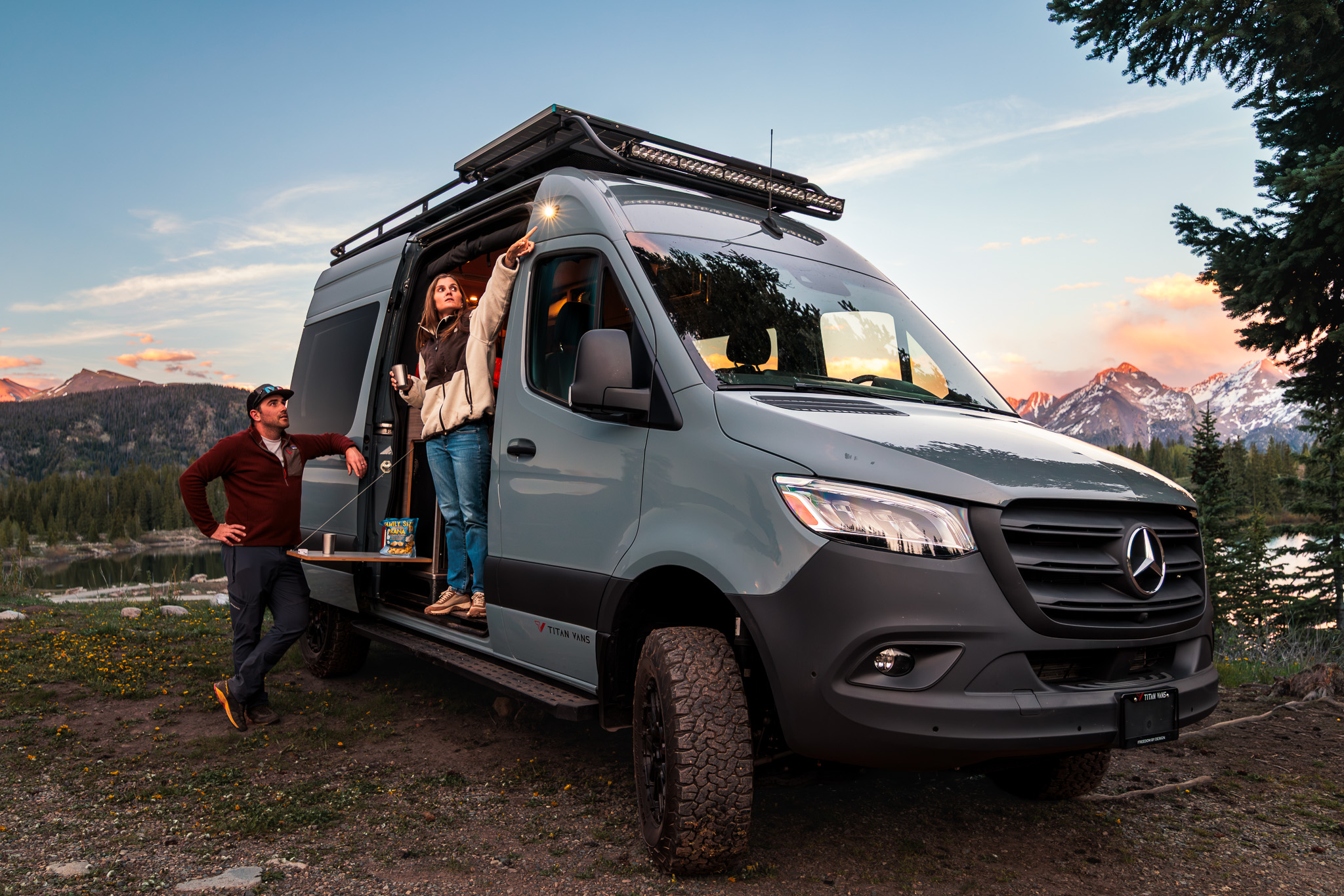 Titan's Made-in-the-USA Van in the San Juan Mountains of Colorado